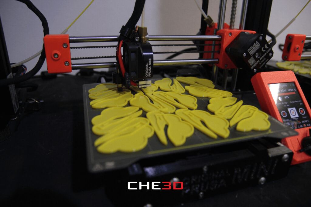 Producción con impresión 3D de las piezas para Calm