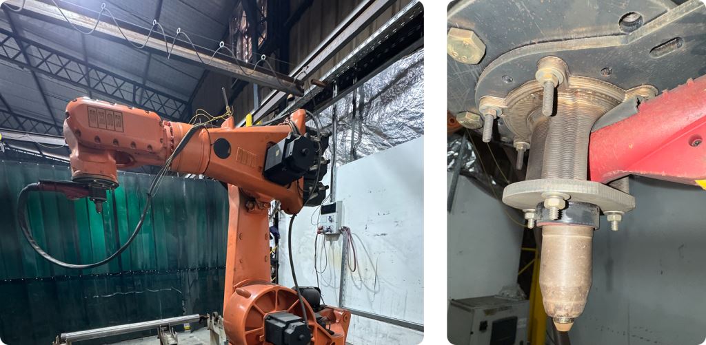 Torcha de plasma impresa en metal con tecnología Meltio