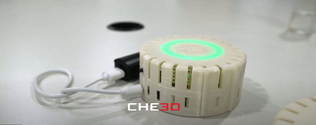 WeSense Air, medidor de CO2 fabricado con impresión 3D